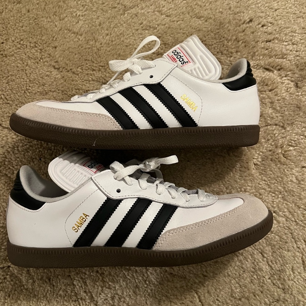 Adidas Samba Classic White and Black Men's Shoes